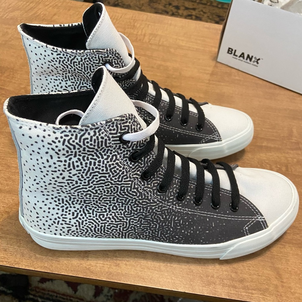 BLANX unisex High-Top Limited-Edition Cotton Casual‎ Canvas Classic Comfortable.